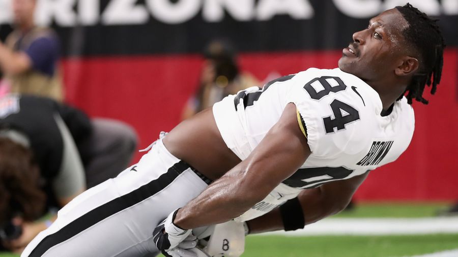 HelmetWatch: Jon Gruden Says Antonio Brown Practiced In An NFL-Certified Helmet Today