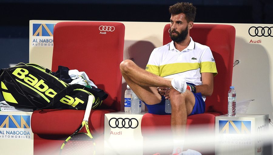 French Tennis Guy Benoit Paire Is An Expert At Smashing Tennis Rackets