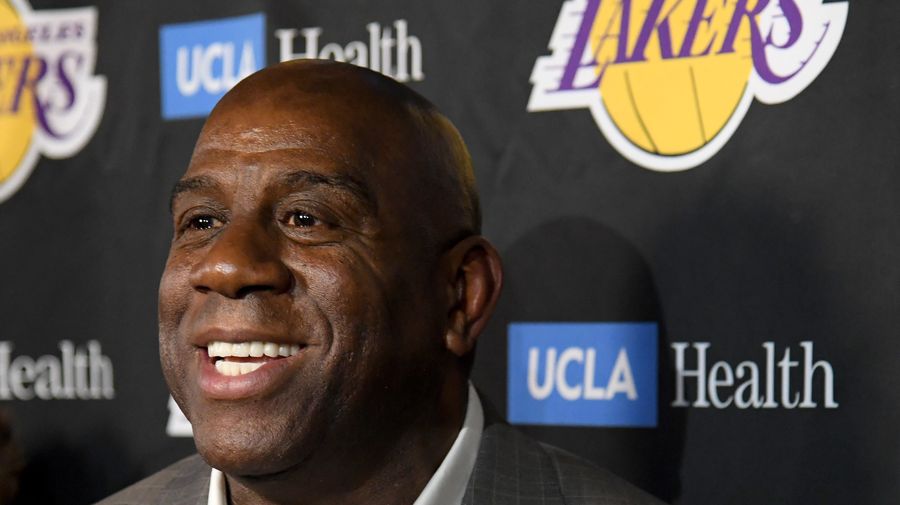 Report: Magic's Skeleton Reached Out Of The Grave, Grabbed A Microphone, And Screwed The Lakers