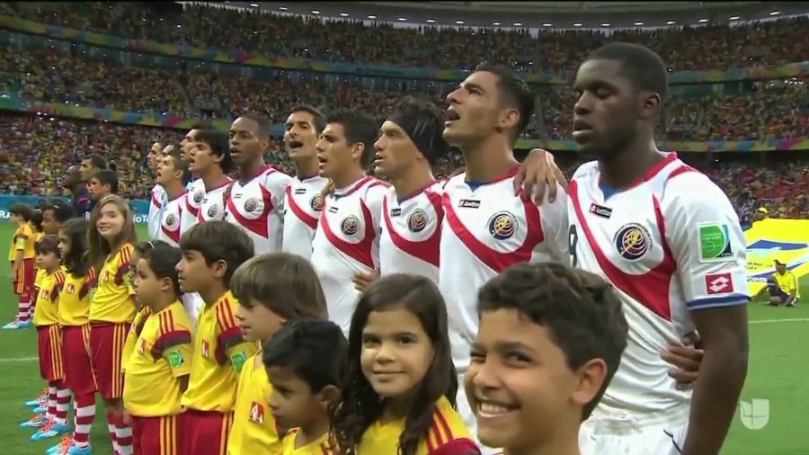 Winking Kid During Costa Rican National Anthem Is The Best