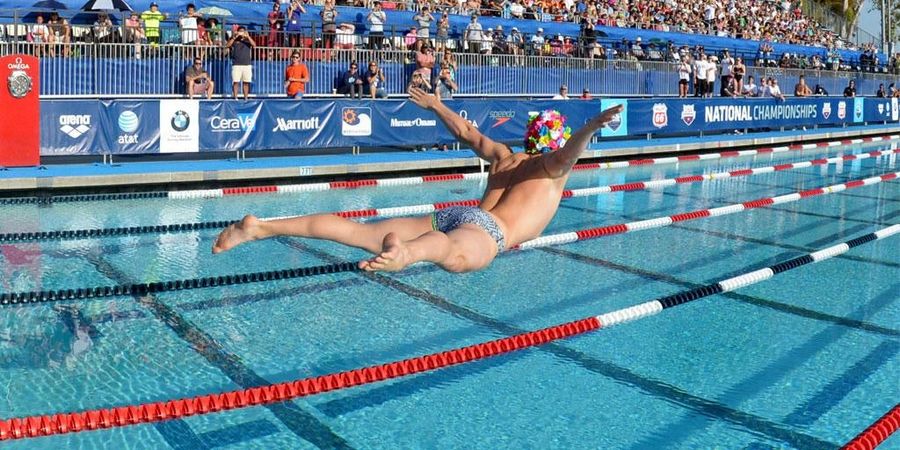 Watch One Of The Best Swimmers In The U.S. Belly Flop Like A Pro