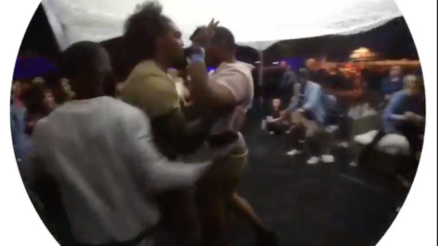 Leonard Williams Restrains Man Who Appears To Be Teammate Darron Lee From Allegedly Harassing Woman