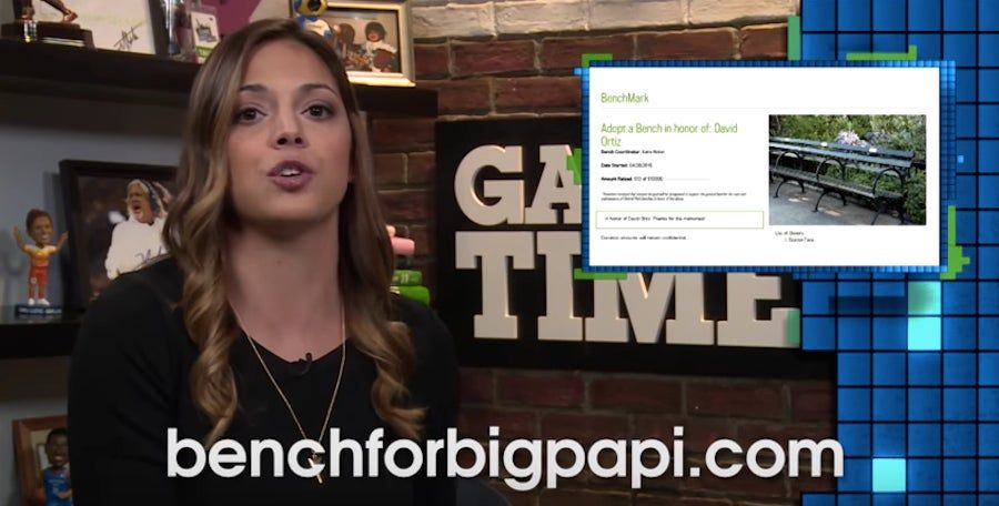 Katie Nolan Wants To Adopt A Bench In Central Park For David Ortiz [Update]