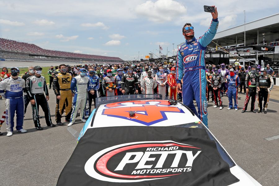 NASCAR Stands with Bubba Wallace