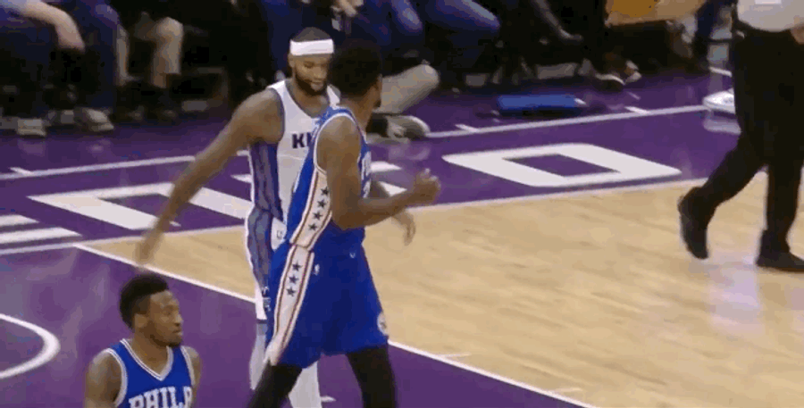 DeMarcus Cousins Really, Really Likes Joel Embiid