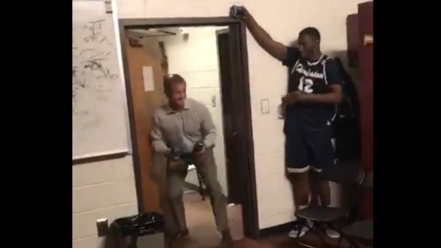 Big South Underdog Celebrates Huge Upset Victory With Epic Water Fight