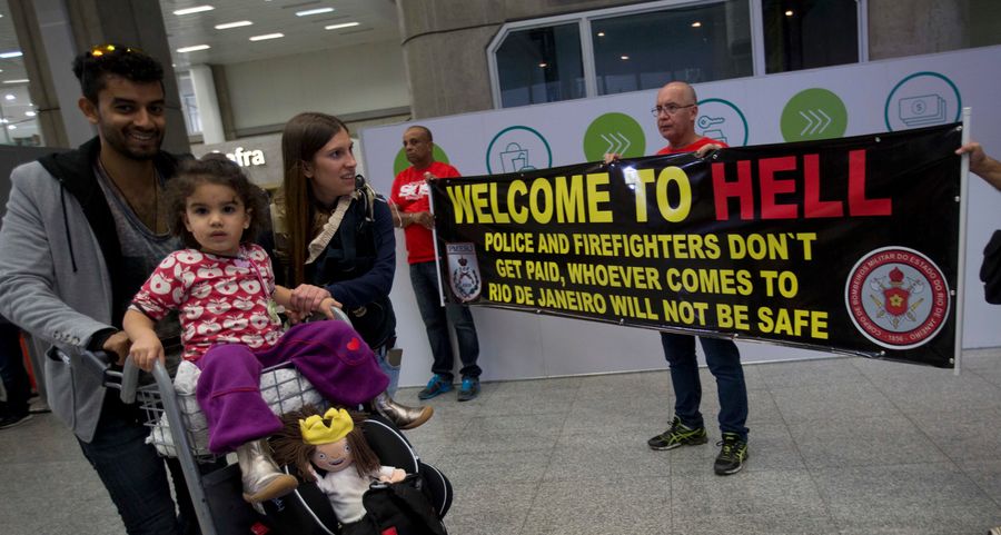 Rio Police Officers To Visitors: "Welcome To Hell"