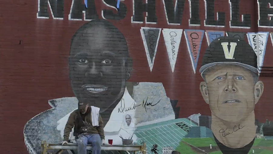 Mural Of Vanderbilt Coach Is Being Repainted For Obvious Reasons