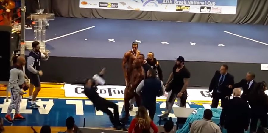 Bodybuilder Decks Official, Flips Tables, And Completely Freaks Out After Losing