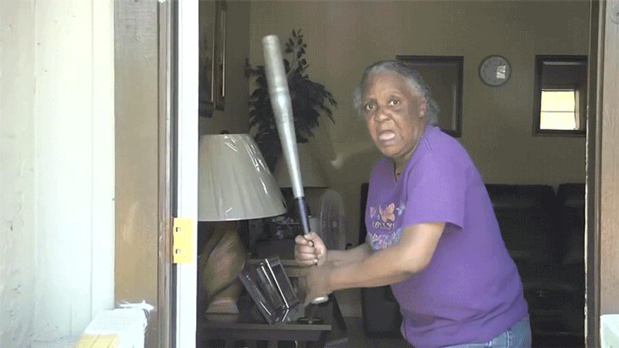 Florida Grandma Uses Her Softball Skills To Bash Half-Naked Burglar's Head With Bat