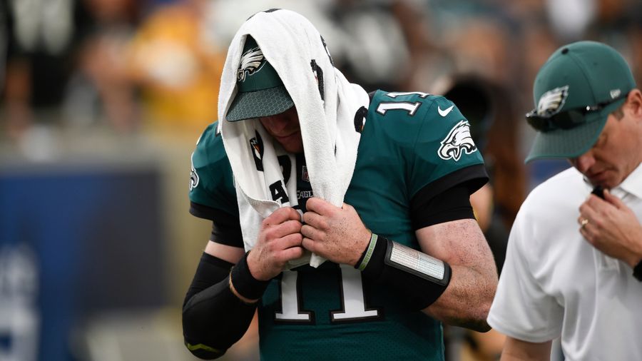 Carson Wentz Out For Day With Knee Injury [UPDATE]