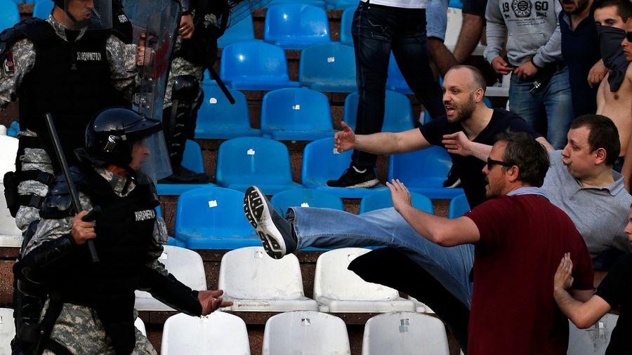 Red Star Belgrade Played Partizan Today, Which Means There Were Violent Riots