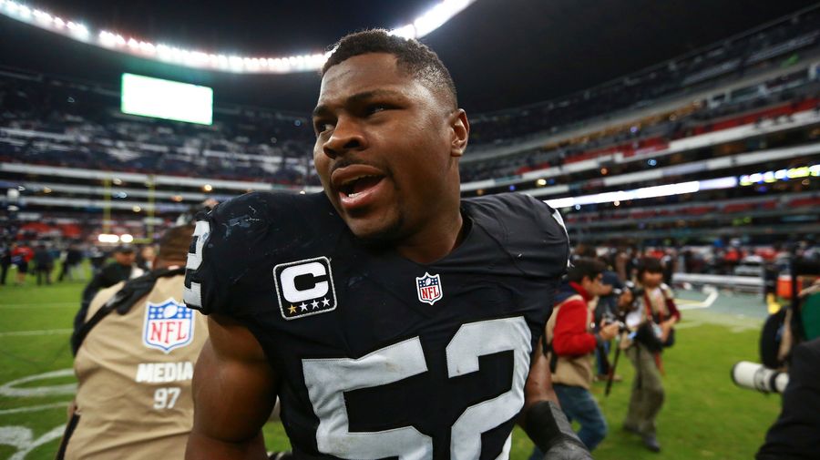 Reports: Raiders Trade Khalil Mack To Chicago For Two First-Round Draft Picks