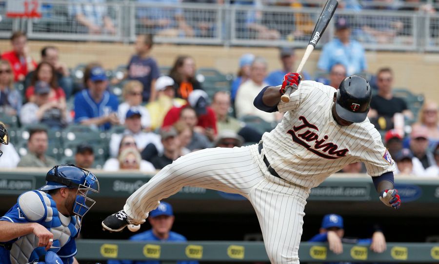 Miguel Sano Assists Putout With His Noggin