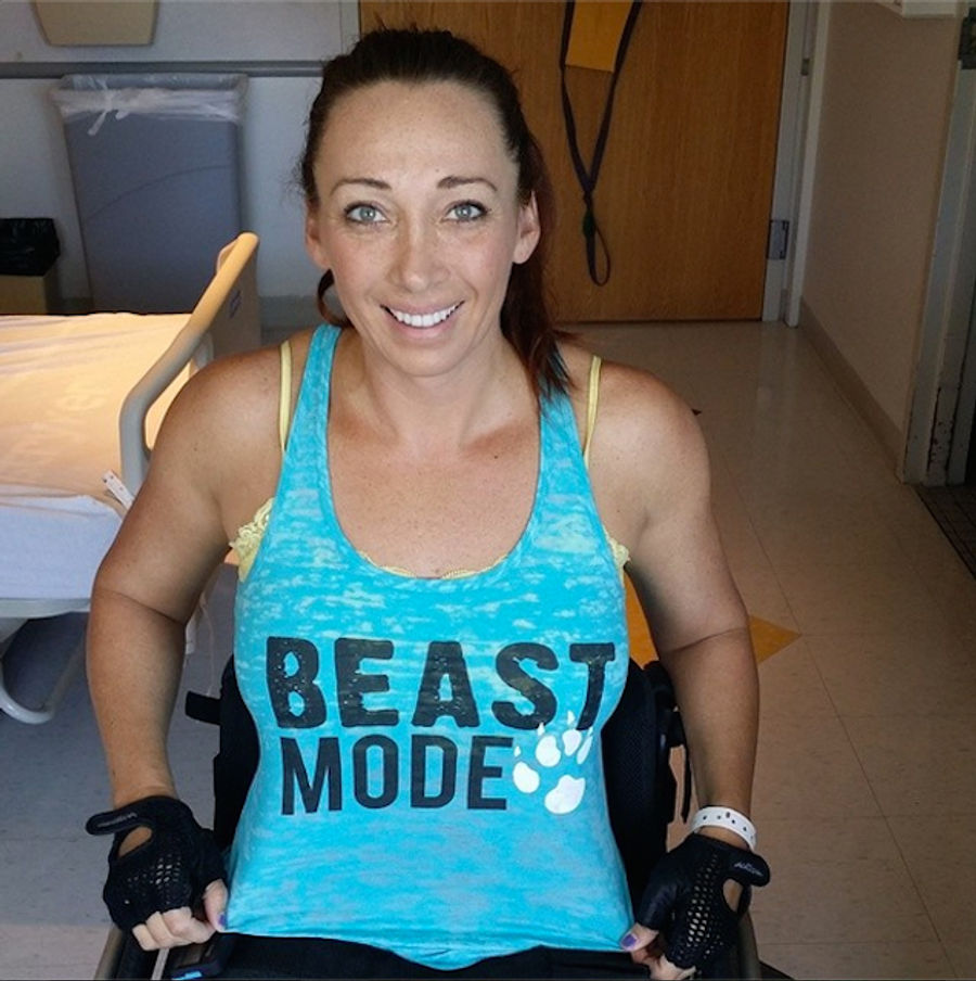 Paralyzed Olympian Van Dyken-Rouen Takes First Steps With Bionic Legs
