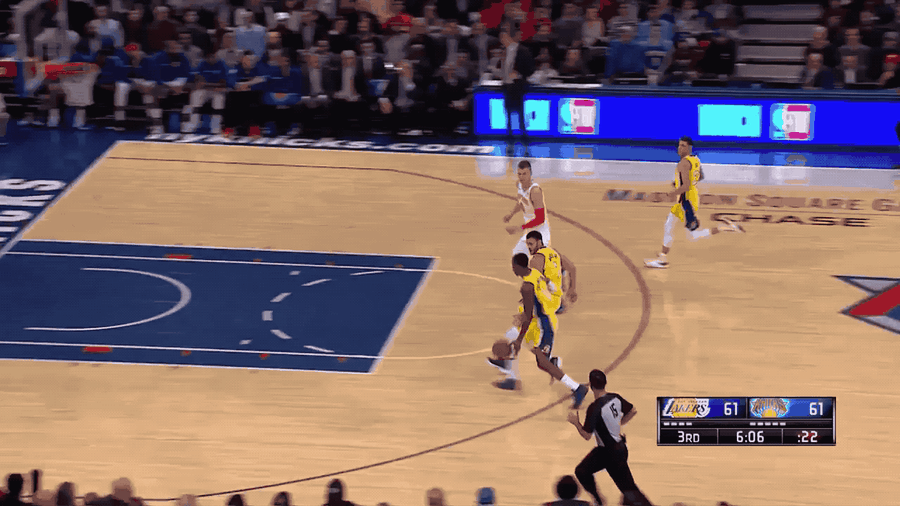 The Lakers And Knicks Went Nuts For Two Minutes