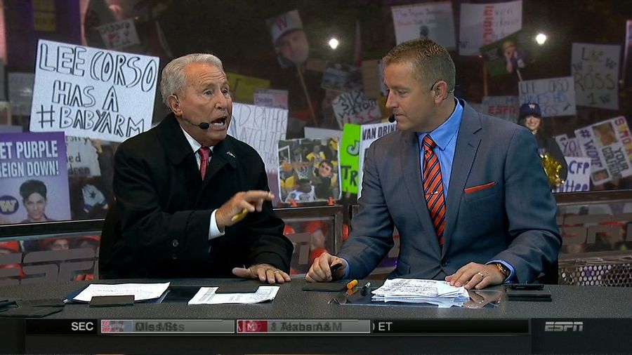 Lee Corso Has A #BABYARM