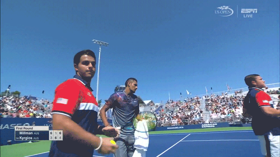 Nick Kyrgios Hurt His Shoulder, Had A Mini-Therapy Session On Court, Smashed A Racket, And Lost