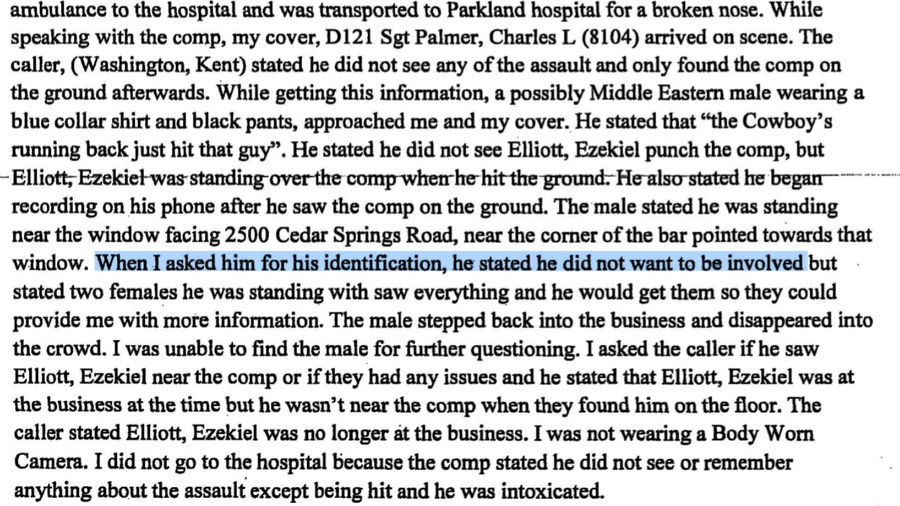 Here&#39;s What Police Knew About The Ezekiel Elliott Bar Fight Investigation