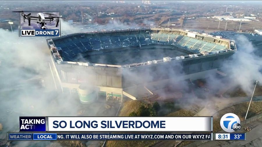 Pontiac Silverdome Implosion Fails