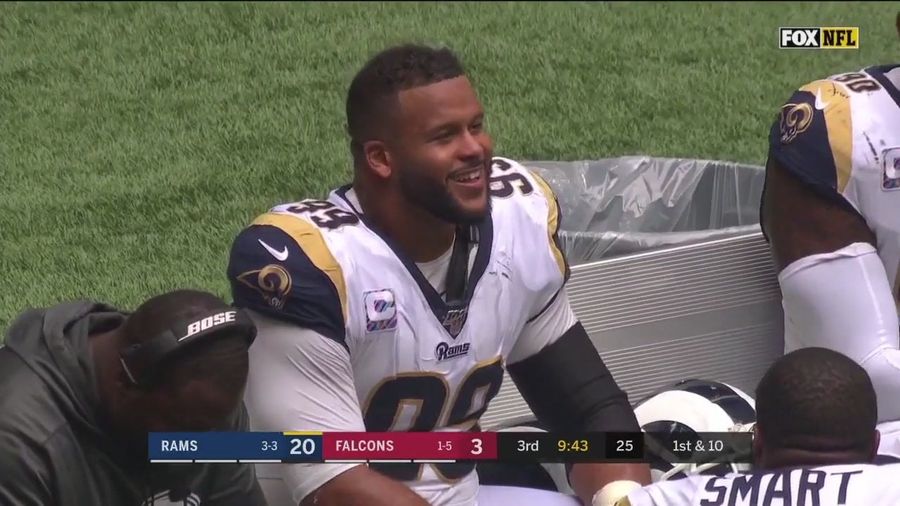 Devonta Freeman Ejected For Punching Aaron Donald After Donald Hoisted Him Up Like A Child