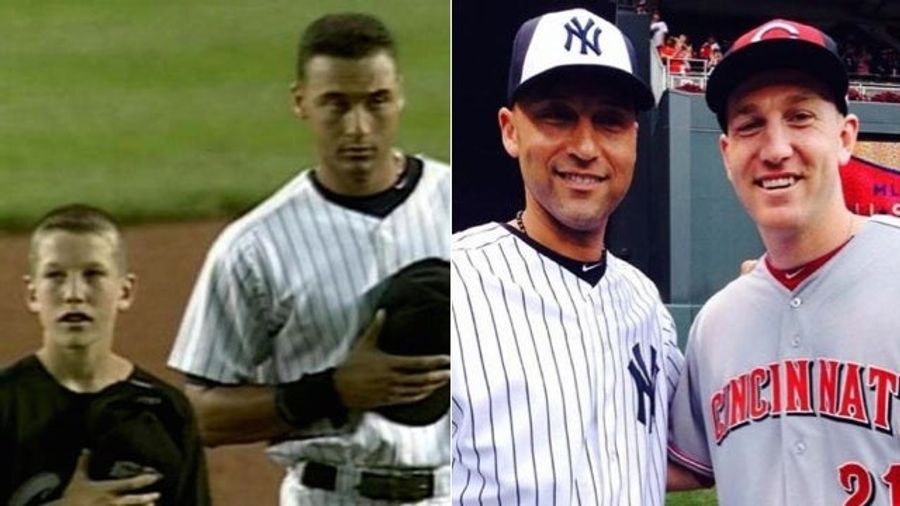 Derek Jeter And Todd Frazier, Together Again After 16 Years