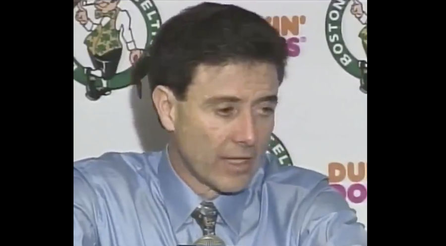 Rick Pitino’s ‘Larry Bird is not walking through that door’ speech is now old enough to drink