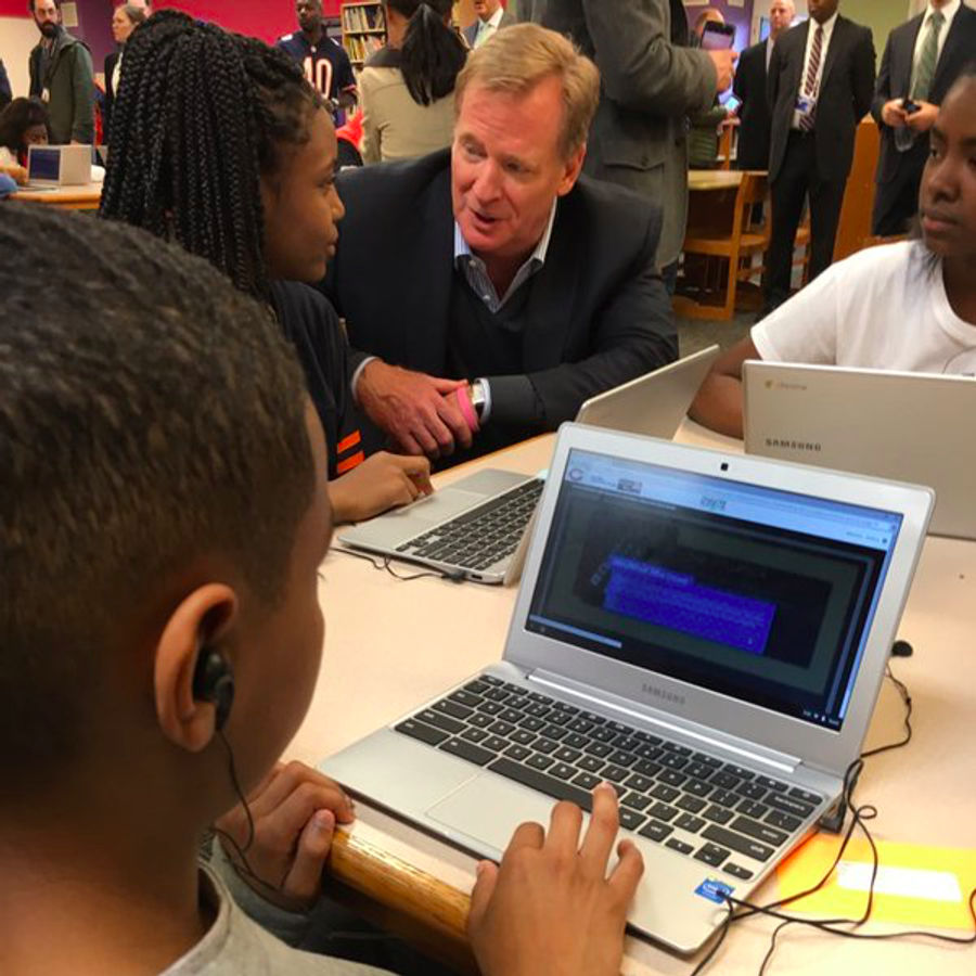 Caption Contest: What Is Roger Goodell Saying To This Child?