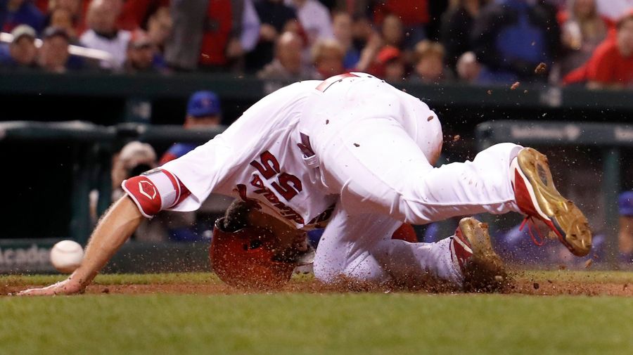 Stephen Piscotty Had An Extremely Painful Inning 