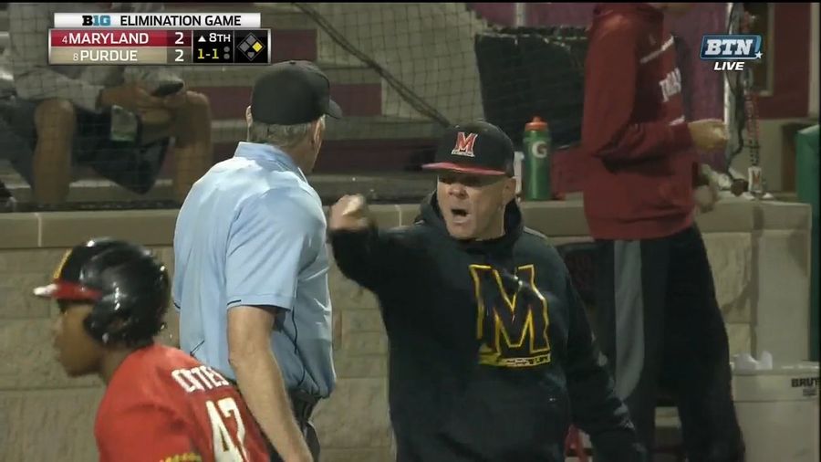Maryland Baseball Coach Gets Ejected With Explosive Rant