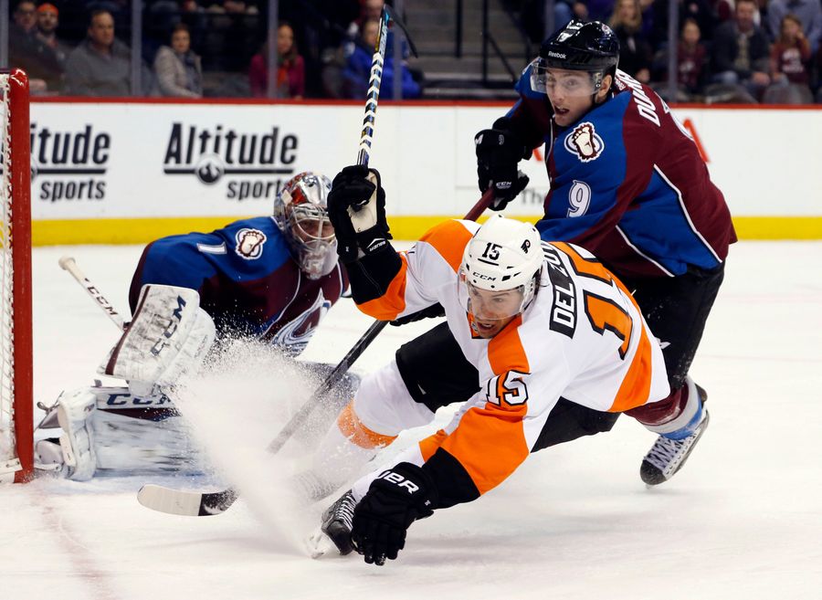 Michael Del Zotto Gets Cut By Skate, Looks Like Frankenstein