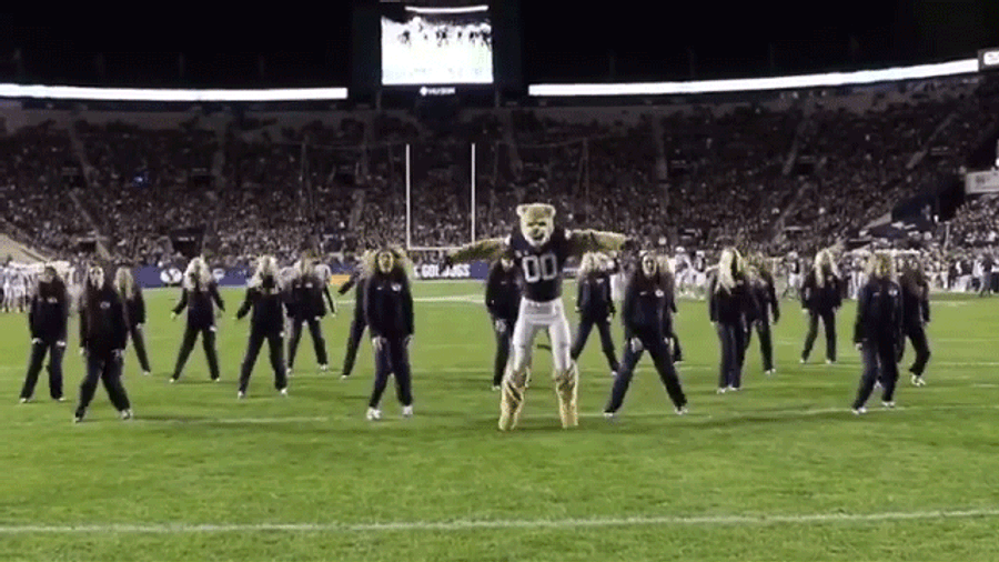 The Best Thing About BYU Football Is This Mascot Dance Routine<em></em>