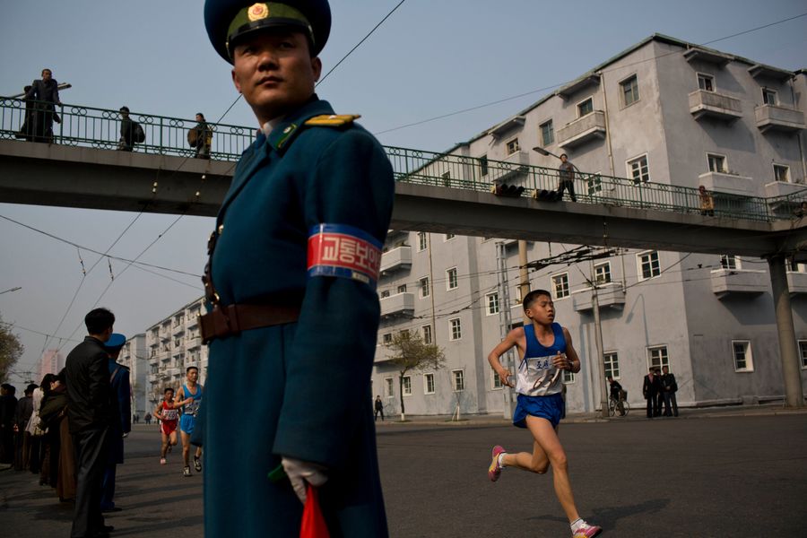 Scenes From North Korea&#39;s Marathon