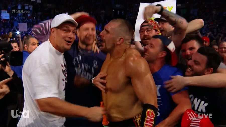 Gronk Got Involved In A WWE Match Again