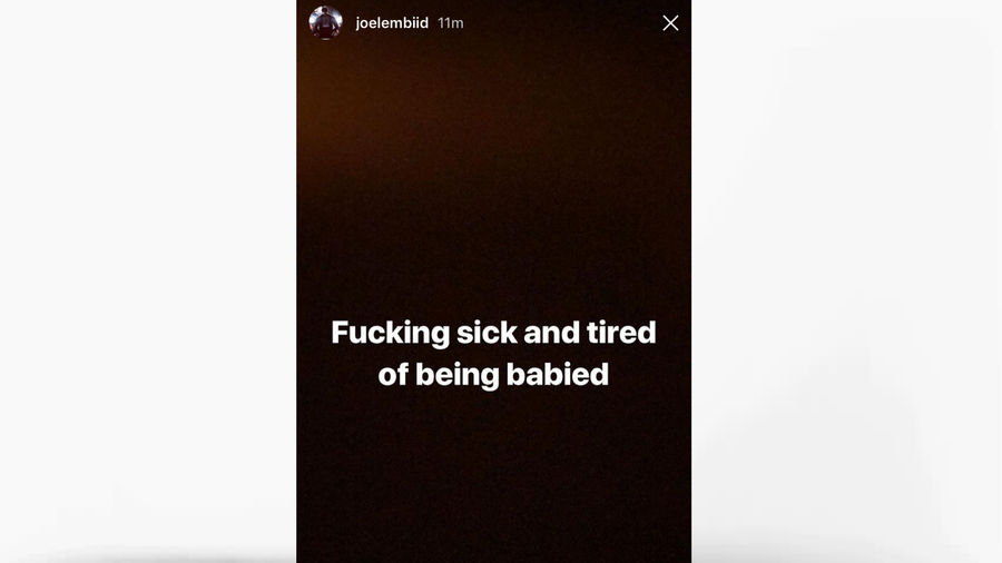 Joel Embiid Is Not Happy After Tonight&#39;s Sixers Loss 