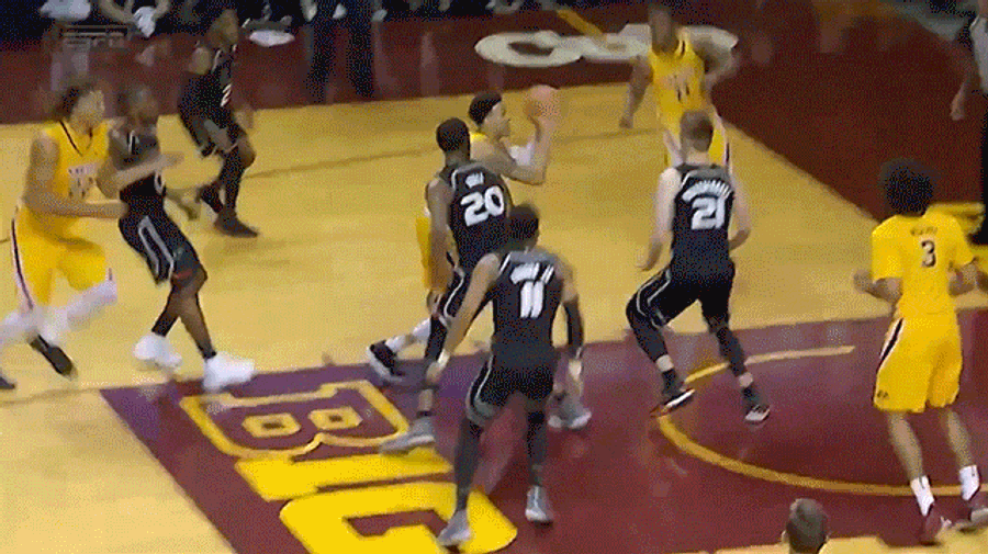 Minnesota's Amir Coffey Makes Sweet Butt Shot