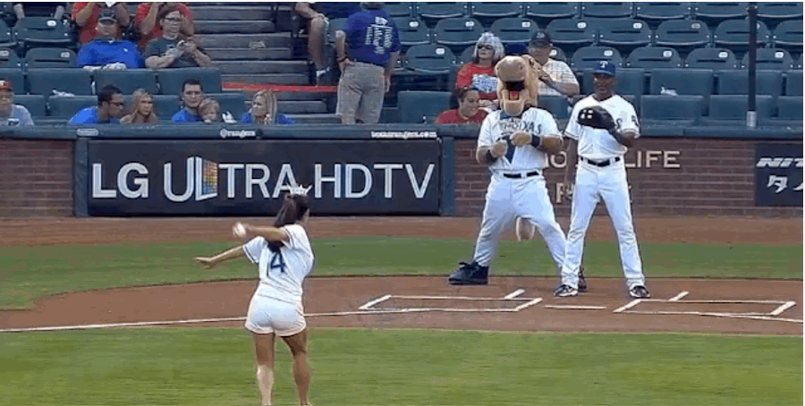 Challenger Emerges For Worst First Pitch Ever: Miss Texas