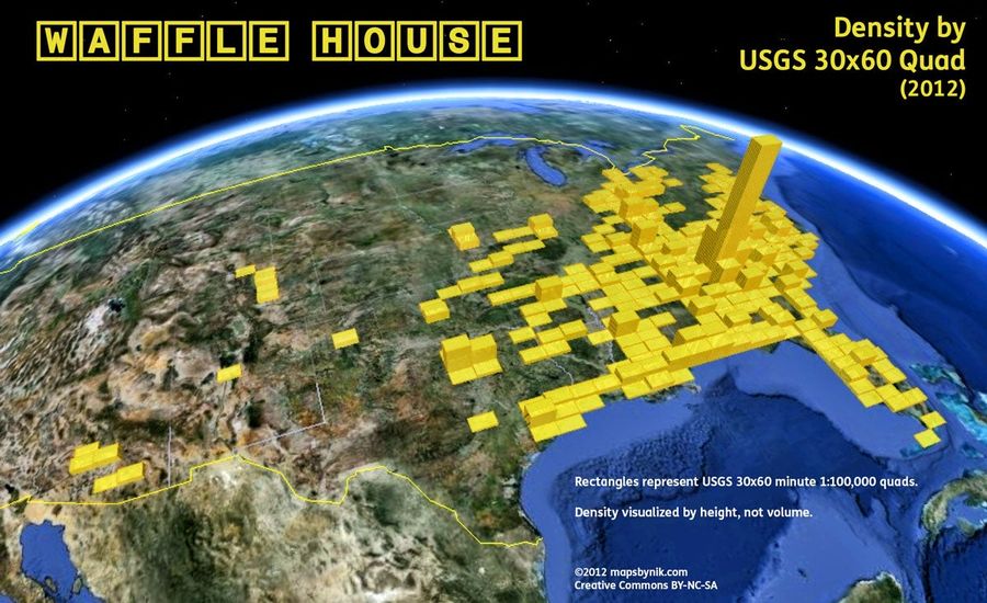 Map: Atlanta Has Too Many Waffle Houses