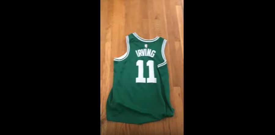 This Is The Right Way To Treat A Kyrie Irving Celtics Jersey
