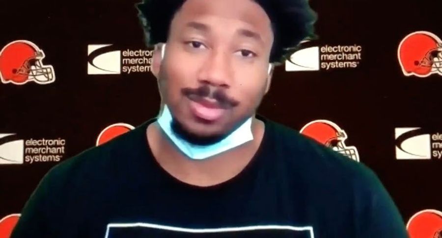 Myles Garrett got his ass kicked by COVID