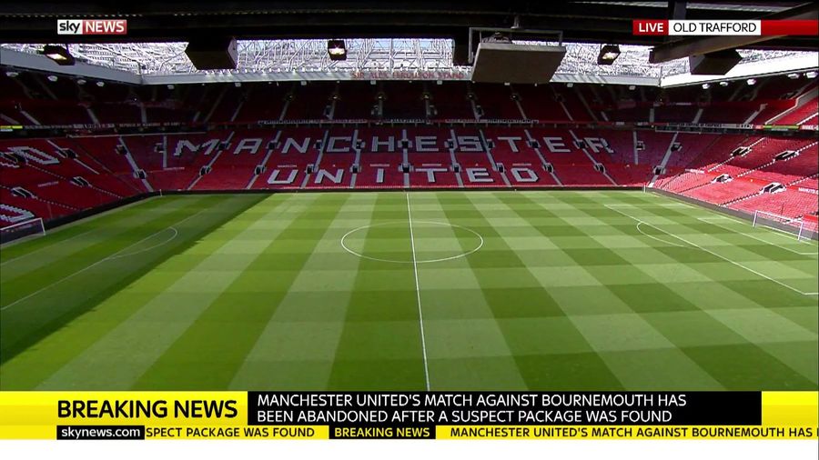Suspicious Package At Old Trafford Leads To Match Abandonment [UPDATING]