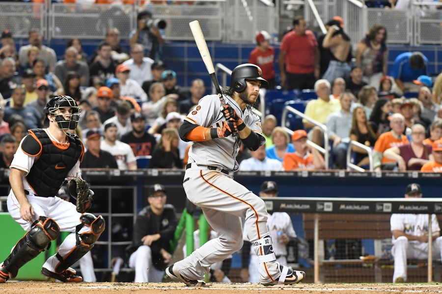 Brandon Crawford Would Not Stop Hitting Baseballs Last Night
