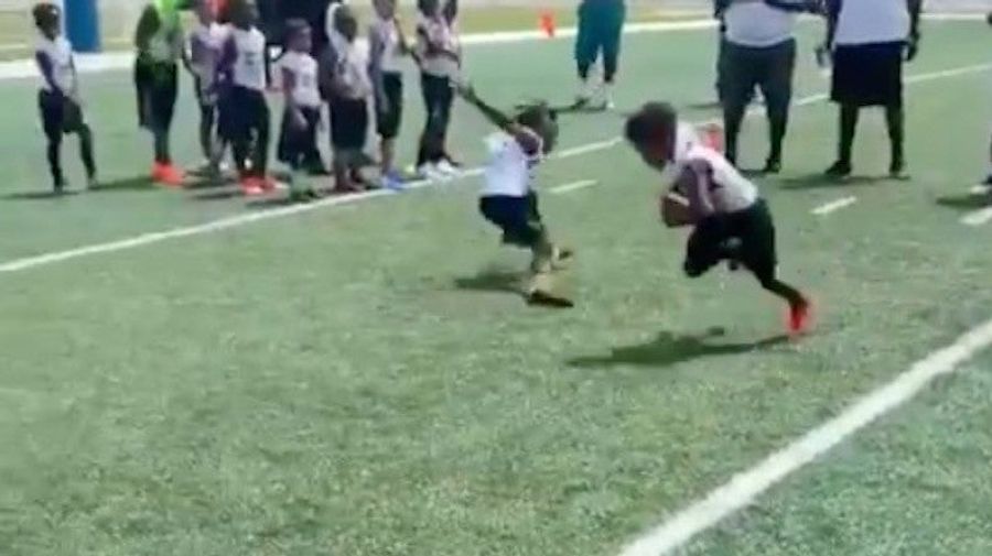 Devin Hester's Son Is Just As Hard To Tackle