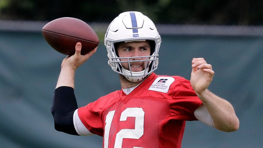 Andrew Luck, Who Was Briefly Throwing, Is No Longer Throwing