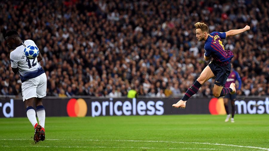 Barcelona Combine Two Leaping Volleys To Produce A Beautiful Goal