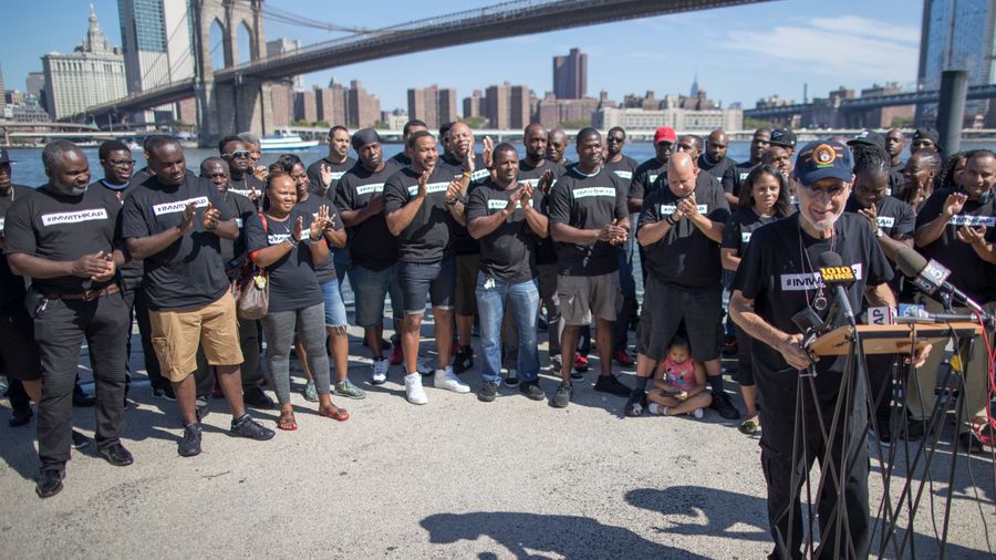 Frank Serpico Joins Current And Former NYPD Officers At Pro-Kaepernick Rally