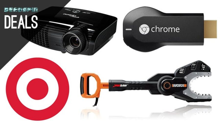 Deals: $10 off $40 at Target, the Ultimate Home Theater, Worx JawSaw