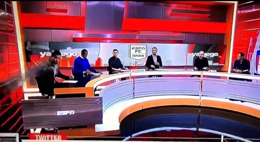 Believe it or not, this ESPN Colombia anchor survived this! And (relatively) unharmed