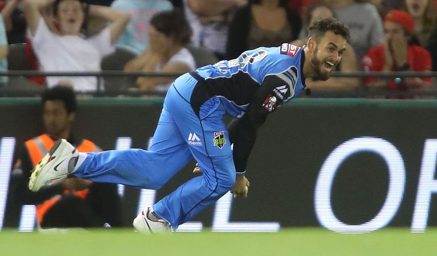 Get A Load Of This Nutso Collaborative Cricket Catch