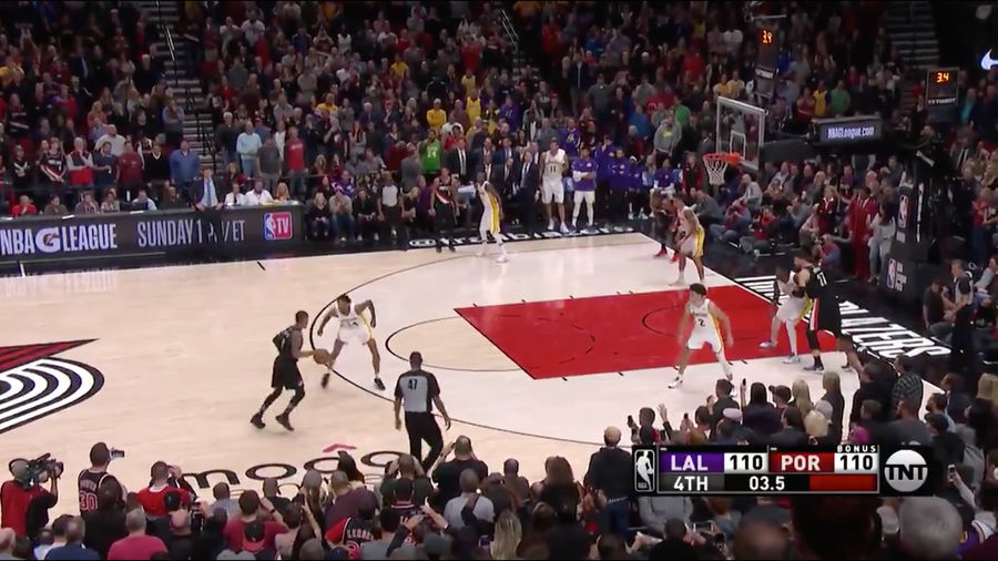 Damian Lillard Finishes Off Lakers With Last-Second Shot